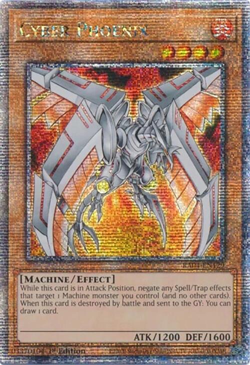Cyber Phoenix [RA04-EN129] Quarter Century Secret Rare | Jomio and Rueliete's Cards and Comics