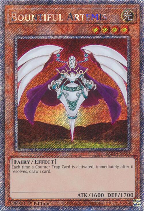 Bountiful Artemis [RA04-EN130] Platinum Secret Rare | Jomio and Rueliete's Cards and Comics