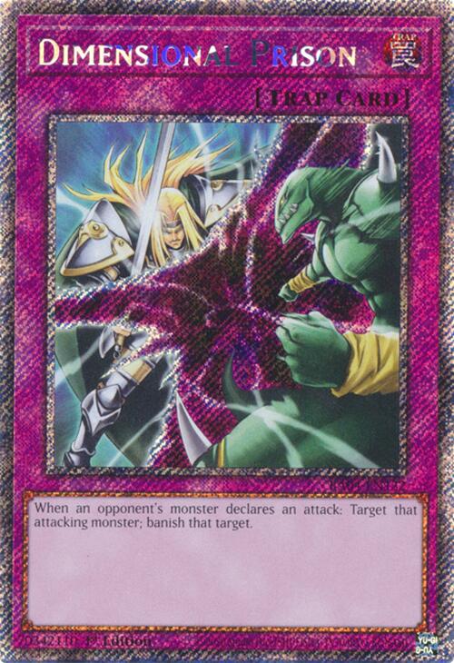 Dimensional Prison [RA04-EN132] Platinum Secret Rare | Jomio and Rueliete's Cards and Comics
