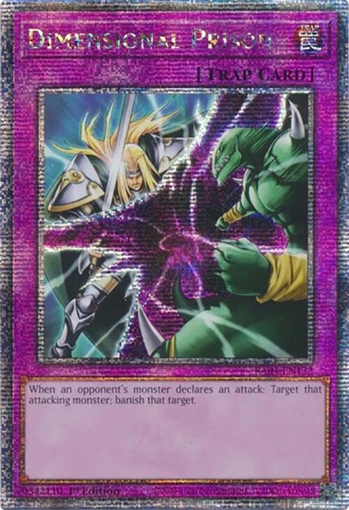 Dimensional Prison [RA04-EN132] Quarter Century Secret Rare | Jomio and Rueliete's Cards and Comics