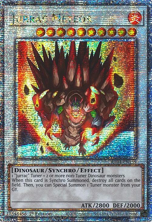Jurrac Meteor [RA04-EN139] Quarter Century Secret Rare | Jomio and Rueliete's Cards and Comics