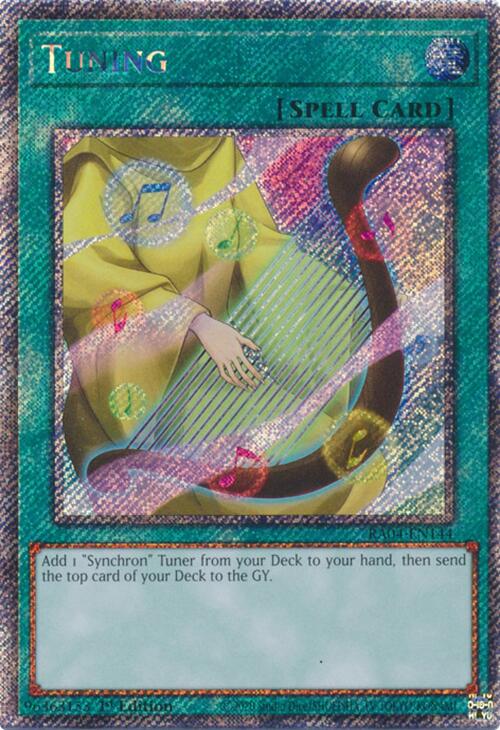 Tuning [RA04-EN144] Platinum Secret Rare | Jomio and Rueliete's Cards and Comics