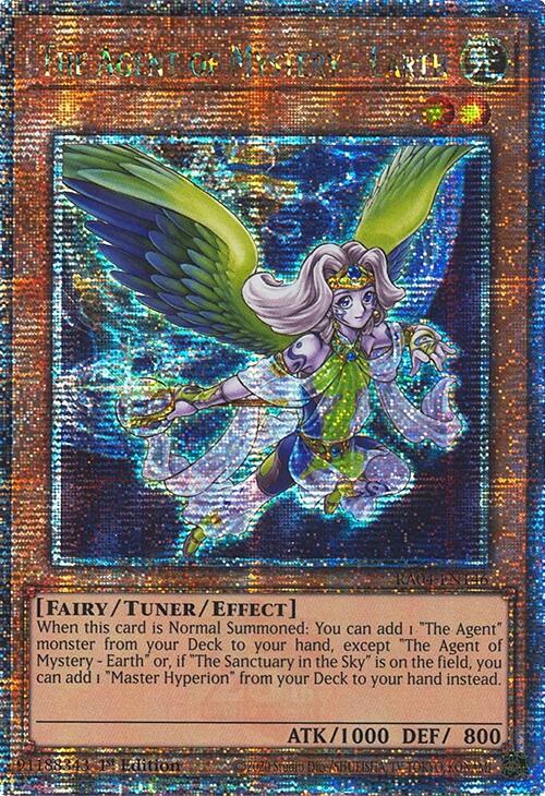 The Agent of Mystery - Earth [RA04-EN146] Quarter Century Secret Rare | Jomio and Rueliete's Cards and Comics