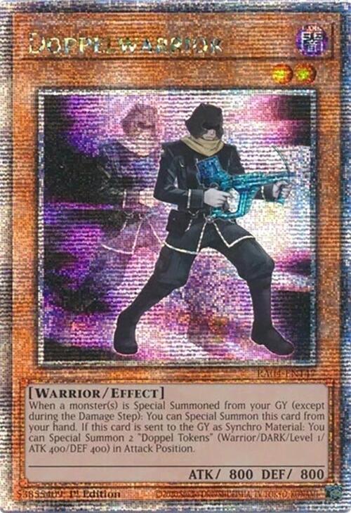 Doppelwarrior [RA04-EN147] Quarter Century Secret Rare | Jomio and Rueliete's Cards and Comics