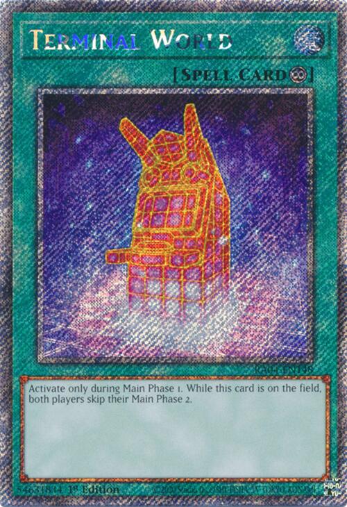 Terminal World [RA04-EN148] Platinum Secret Rare | Jomio and Rueliete's Cards and Comics