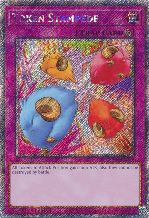 Token Stampede [RA04-EN149] Platinum Secret Rare | Jomio and Rueliete's Cards and Comics