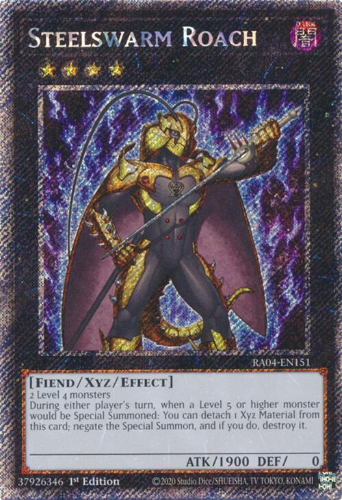Steelswarm Roach [RA04-EN151] Platinum Secret Rare | Jomio and Rueliete's Cards and Comics