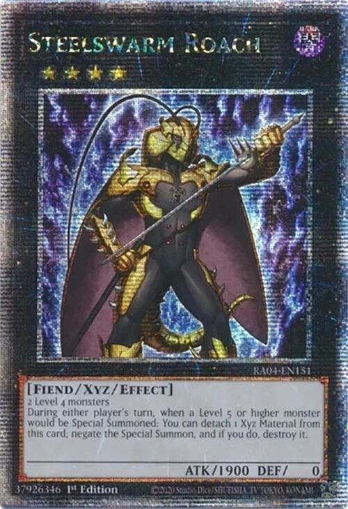 Steelswarm Roach [RA04-EN151] Quarter Century Secret Rare | Jomio and Rueliete's Cards and Comics