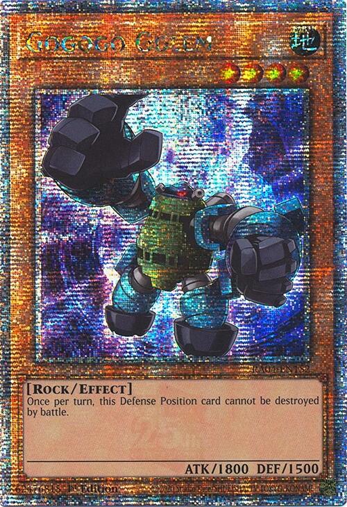 Gogogo Golem [RA04-EN152] Quarter Century Secret Rare | Jomio and Rueliete's Cards and Comics