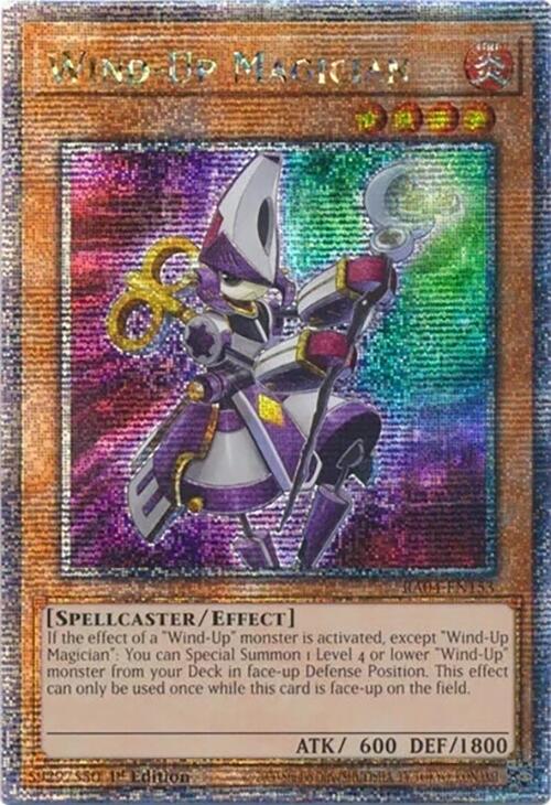 Wind-Up Magician [RA04-EN153] Quarter Century Secret Rare | Jomio and Rueliete's Cards and Comics