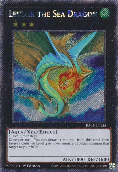 Leviair the Sea Dragon [RA04-EN155] Platinum Secret Rare | Jomio and Rueliete's Cards and Comics