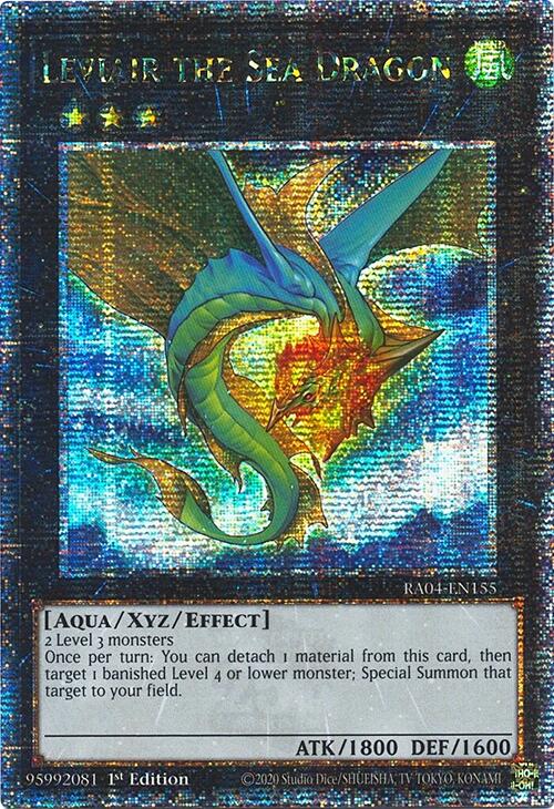 Leviair the Sea Dragon [RA04-EN155] Quarter Century Secret Rare | Jomio and Rueliete's Cards and Comics