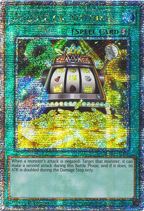 Double or Nothing! [RA04-EN156] Quarter Century Secret Rare | Jomio and Rueliete's Cards and Comics