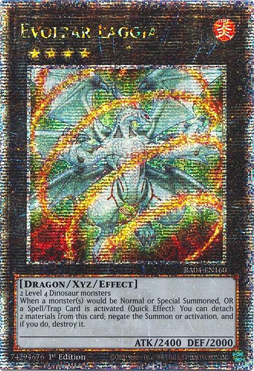 Evolzar Laggia [RA04-EN160] Quarter Century Secret Rare | Jomio and Rueliete's Cards and Comics