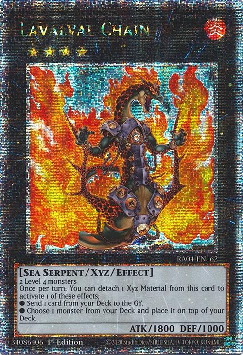 Lavalval Chain [RA04-EN162] Quarter Century Secret Rare | Jomio and Rueliete's Cards and Comics