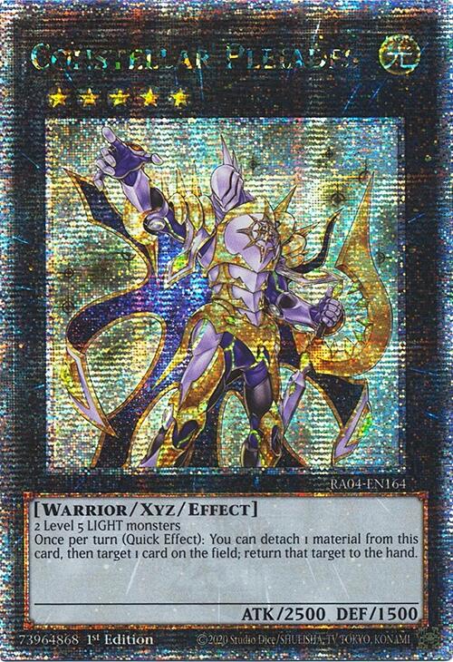 Constellar Pleiades [RA04-EN164] Quarter Century Secret Rare | Jomio and Rueliete's Cards and Comics