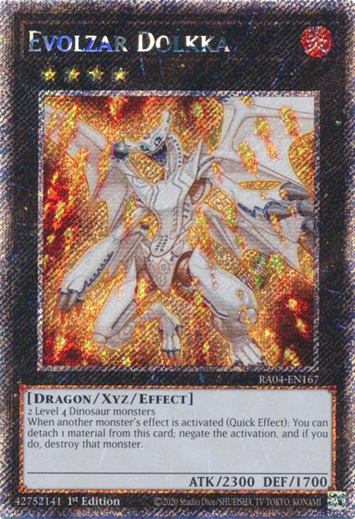 Evolzar Dolkka [RA04-EN167] Platinum Secret Rare | Jomio and Rueliete's Cards and Comics