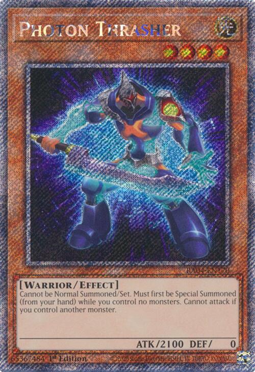 Photon Thrasher [RA04-EN170] Platinum Secret Rare | Jomio and Rueliete's Cards and Comics