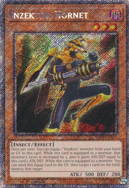 Inzektor Hornet [RA04-EN171] Platinum Secret Rare | Jomio and Rueliete's Cards and Comics