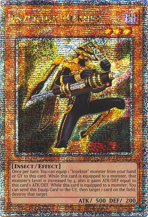 Inzektor Hornet [RA04-EN171] Quarter Century Secret Rare | Jomio and Rueliete's Cards and Comics