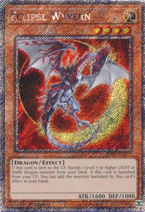 Eclipse Wyvern [RA04-EN177] Platinum Secret Rare | Jomio and Rueliete's Cards and Comics