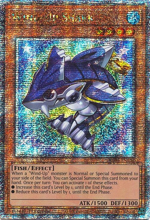 Wind-Up Shark [RA04-EN180] Quarter Century Secret Rare | Jomio and Rueliete's Cards and Comics