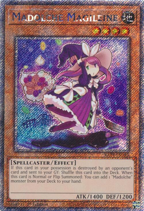 Madolche Magileine [RA04-EN185] Platinum Secret Rare | Jomio and Rueliete's Cards and Comics