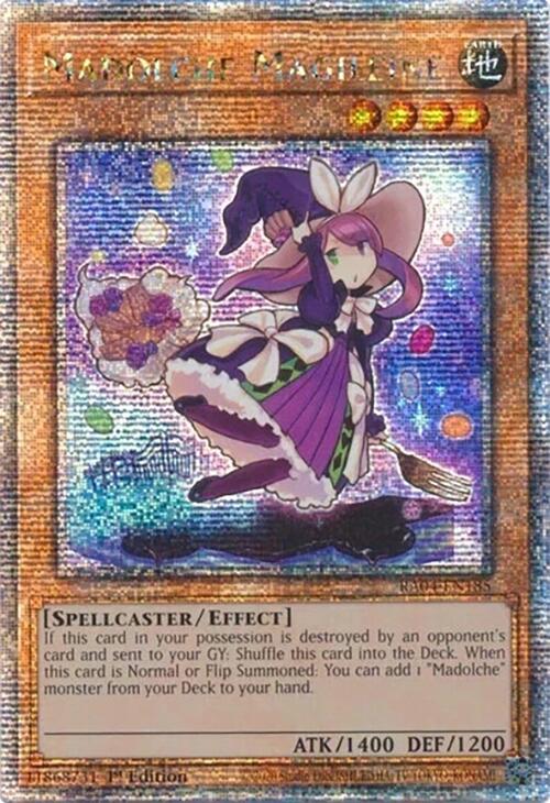 Madolche Magileine [RA04-EN185] Quarter Century Secret Rare | Jomio and Rueliete's Cards and Comics