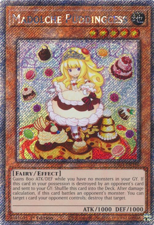 Madolche Puddingcess [RA04-EN186] Platinum Secret Rare | Jomio and Rueliete's Cards and Comics
