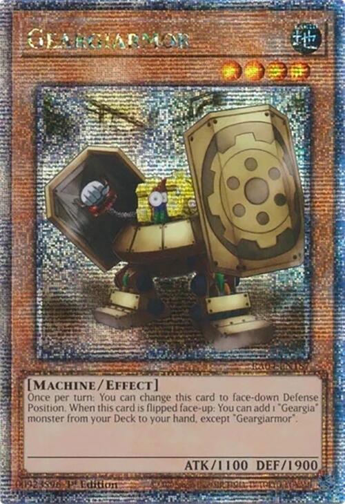 Geargiarmor [RA04-EN187] Quarter Century Secret Rare | Jomio and Rueliete's Cards and Comics