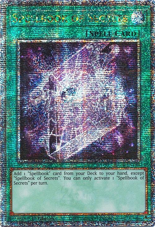 Spellbook of Secrets [RA04-EN189] Quarter Century Secret Rare | Jomio and Rueliete's Cards and Comics
