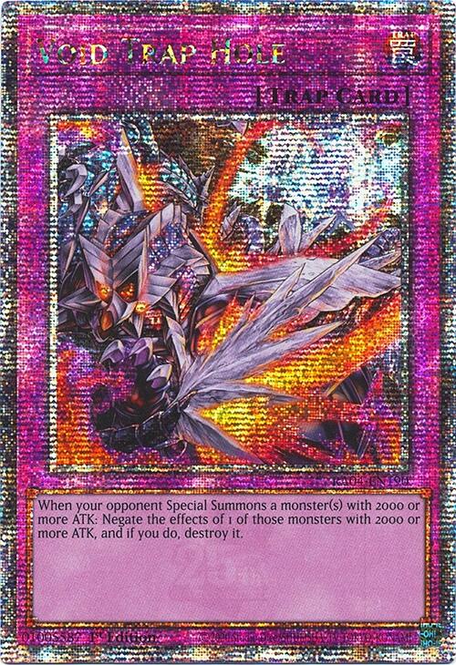 Void Trap Hole [RA04-EN190] Quarter Century Secret Rare | Jomio and Rueliete's Cards and Comics
