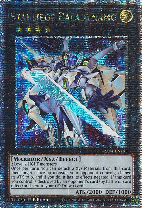 Starliege Paladynamo [RA04-EN193] Quarter Century Secret Rare | Jomio and Rueliete's Cards and Comics
