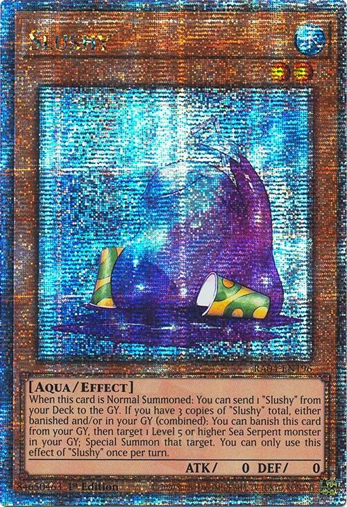 Slushy [RA04-EN196] Quarter Century Secret Rare | Jomio and Rueliete's Cards and Comics