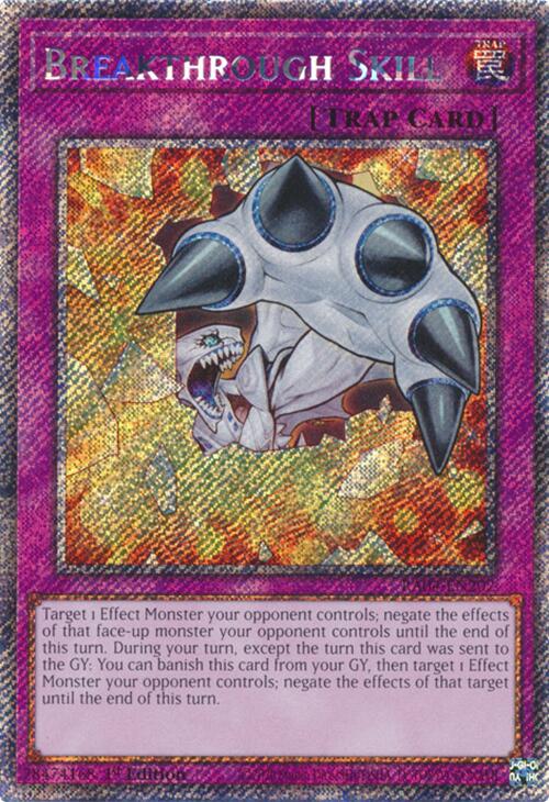 Breakthrough Skill [RA04-EN202] Platinum Secret Rare | Jomio and Rueliete's Cards and Comics