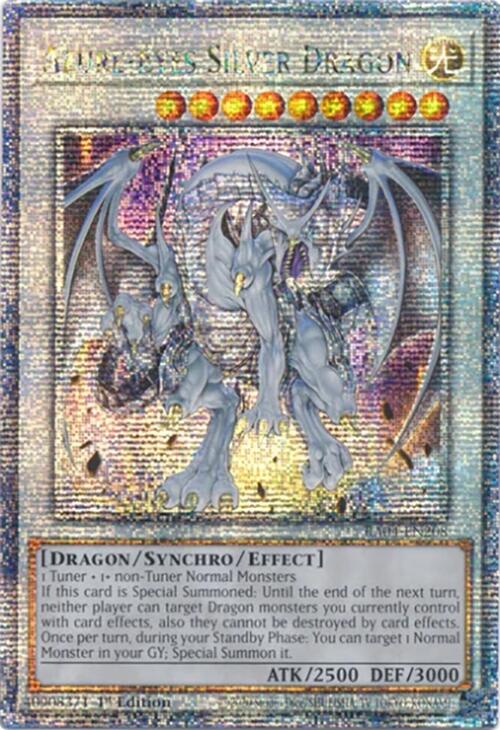Azure-Eyes Silver Dragon [RA04-EN208] Quarter Century Secret Rare | Jomio and Rueliete's Cards and Comics