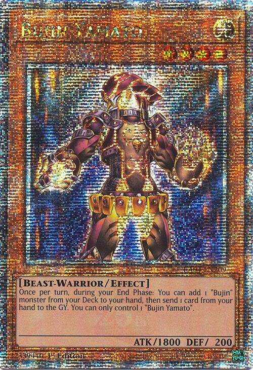 Bujin Yamato [RA04-EN209] Quarter Century Secret Rare | Jomio and Rueliete's Cards and Comics