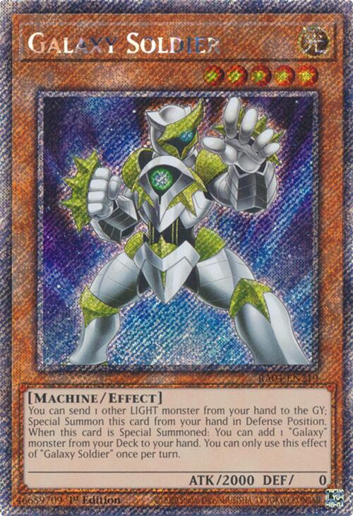 Galaxy Soldier [RA04-EN219] Platinum Secret Rare | Jomio and Rueliete's Cards and Comics