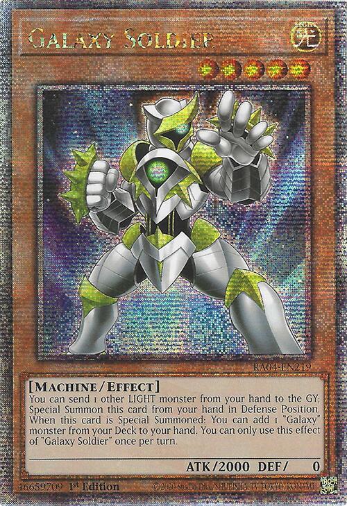 Galaxy Soldier [RA04-EN219] Quarter Century Secret Rare | Jomio and Rueliete's Cards and Comics