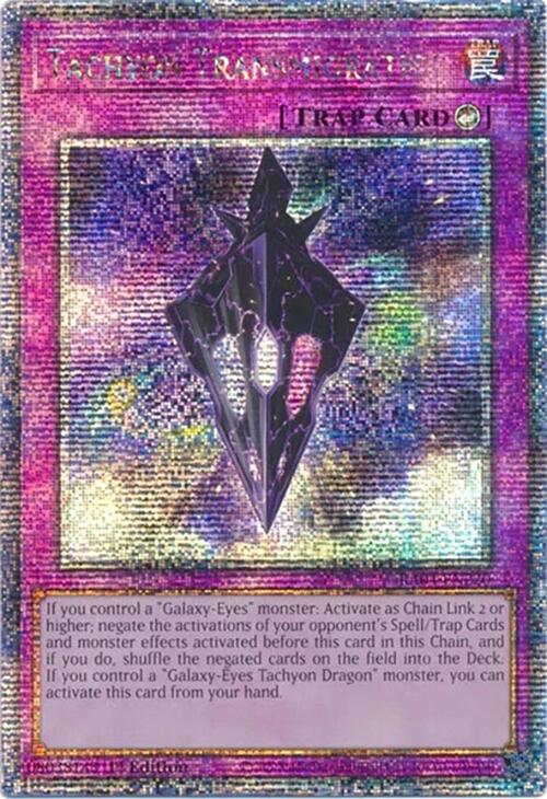 Tachyon Transmigration [RA04-EN220] Quarter Century Secret Rare | Jomio and Rueliete's Cards and Comics
