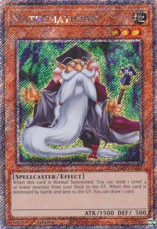 Mathematician [RA04-EN223] Platinum Secret Rare | Jomio and Rueliete's Cards and Comics