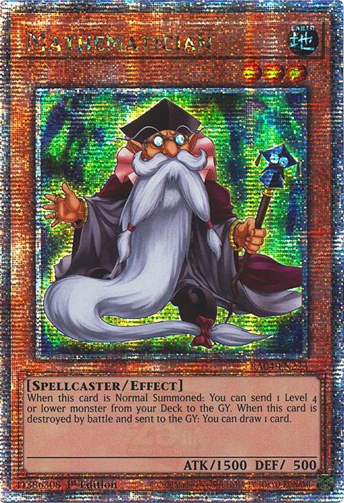 Mathematician [RA04-EN223] Quarter Century Secret Rare | Jomio and Rueliete's Cards and Comics