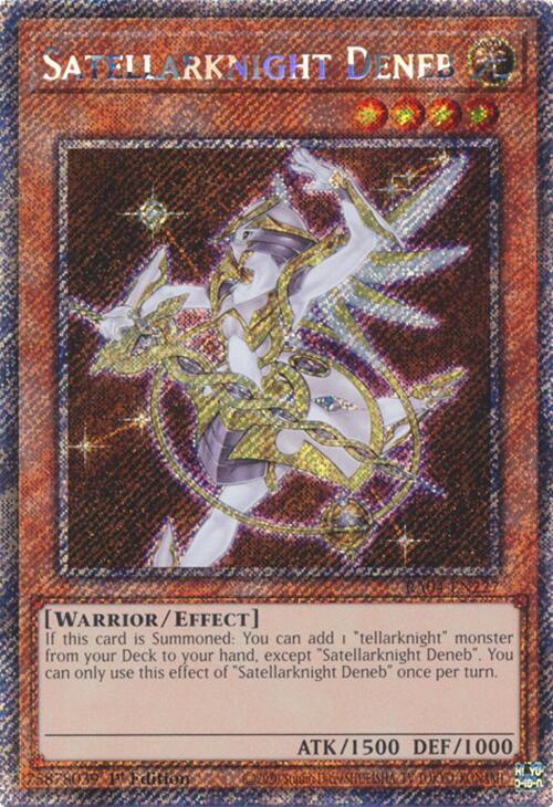Satellarknight Deneb [RA04-EN227] Platinum Secret Rare | Jomio and Rueliete's Cards and Comics