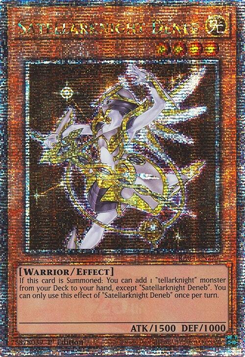 Satellarknight Deneb [RA04-EN227] Quarter Century Secret Rare | Jomio and Rueliete's Cards and Comics