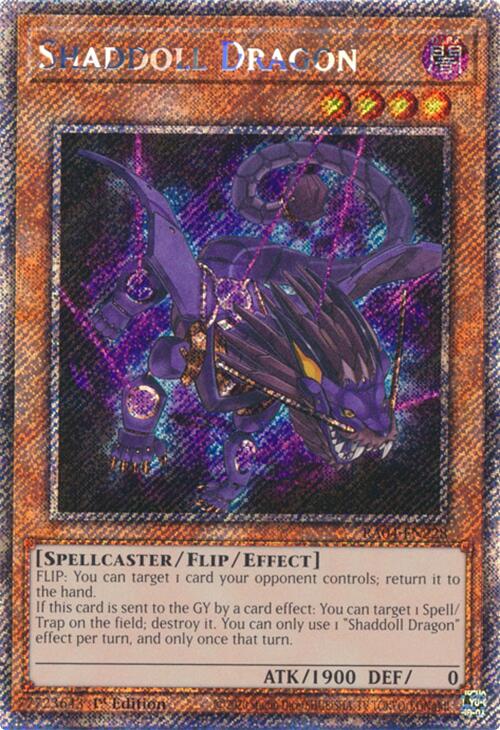 Shaddoll Dragon [RA04-EN228] Platinum Secret Rare | Jomio and Rueliete's Cards and Comics