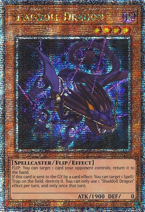 Shaddoll Dragon [RA04-EN228] Quarter Century Secret Rare | Jomio and Rueliete's Cards and Comics