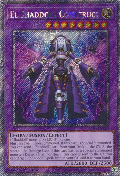 El Shaddoll Construct [RA04-EN229] Platinum Secret Rare | Jomio and Rueliete's Cards and Comics