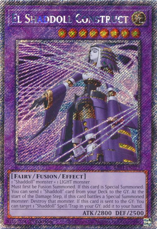 El Shaddoll Construct (Alternate Art) [RA04-EN229] Platinum Secret Rare | Jomio and Rueliete's Cards and Comics