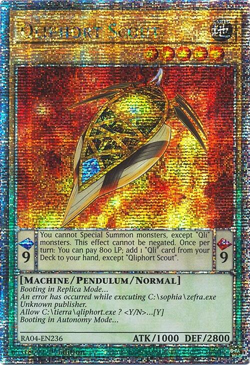 Qliphort Scout [RA04-EN236] Quarter Century Secret Rare | Jomio and Rueliete's Cards and Comics