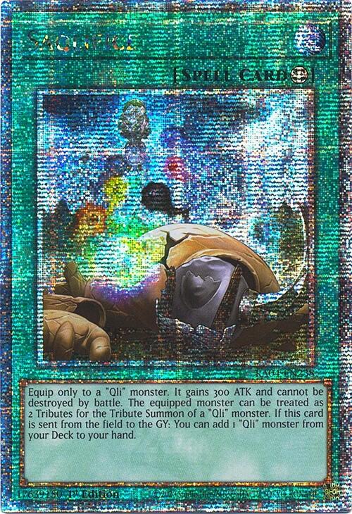 Saqlifice [RA04-EN238] Quarter Century Secret Rare | Jomio and Rueliete's Cards and Comics